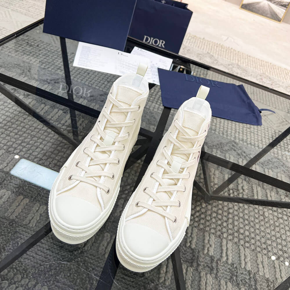 B23 CACTUS JACK DIOR HIGH-TOP SNEAKER - Top Club