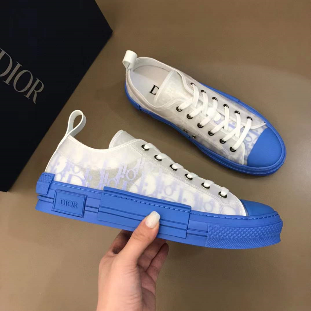 Dior B23 2022 New Style Low Top Logo Oblique Canvas 03 - Sneaker Replica Workshop