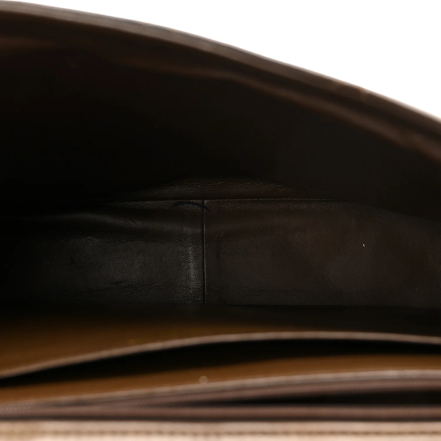 Lambskin Quilted CC Single Flap Shoulder Bag Brown - Top Club