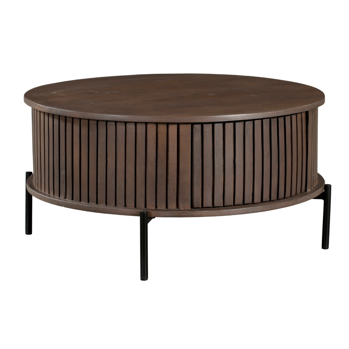 Salontafel De Bokke rond Bruin