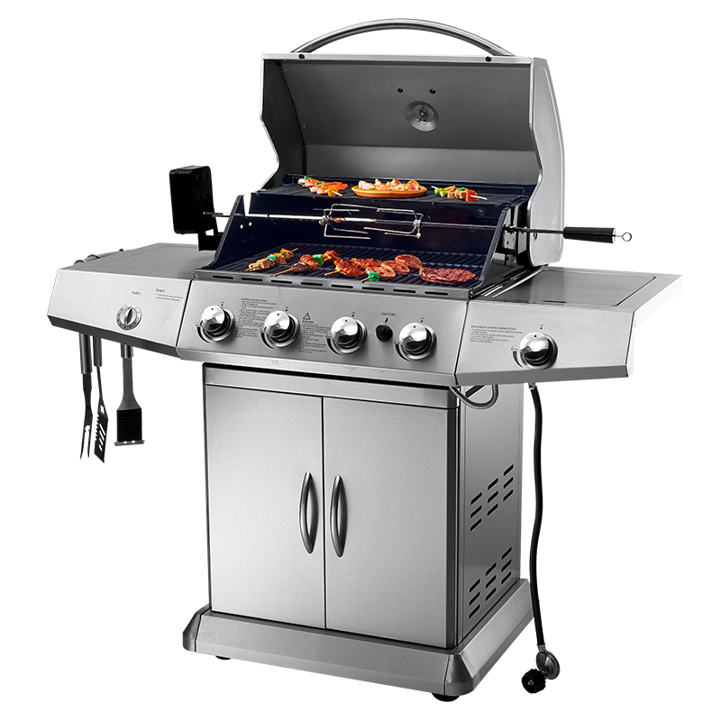 Outdoor Kitchen 4 Burners Full Stainless Steel Gas