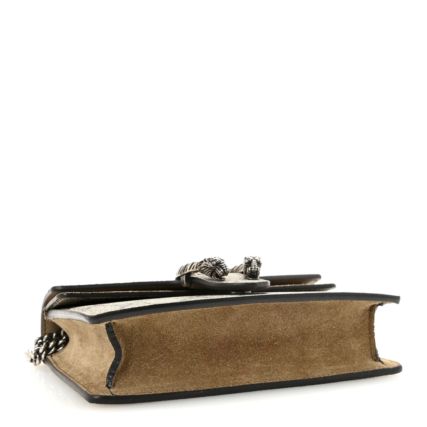 GG Supreme Monogram Super Mini Dionysus Shoulder Bag Taupe - Top Club