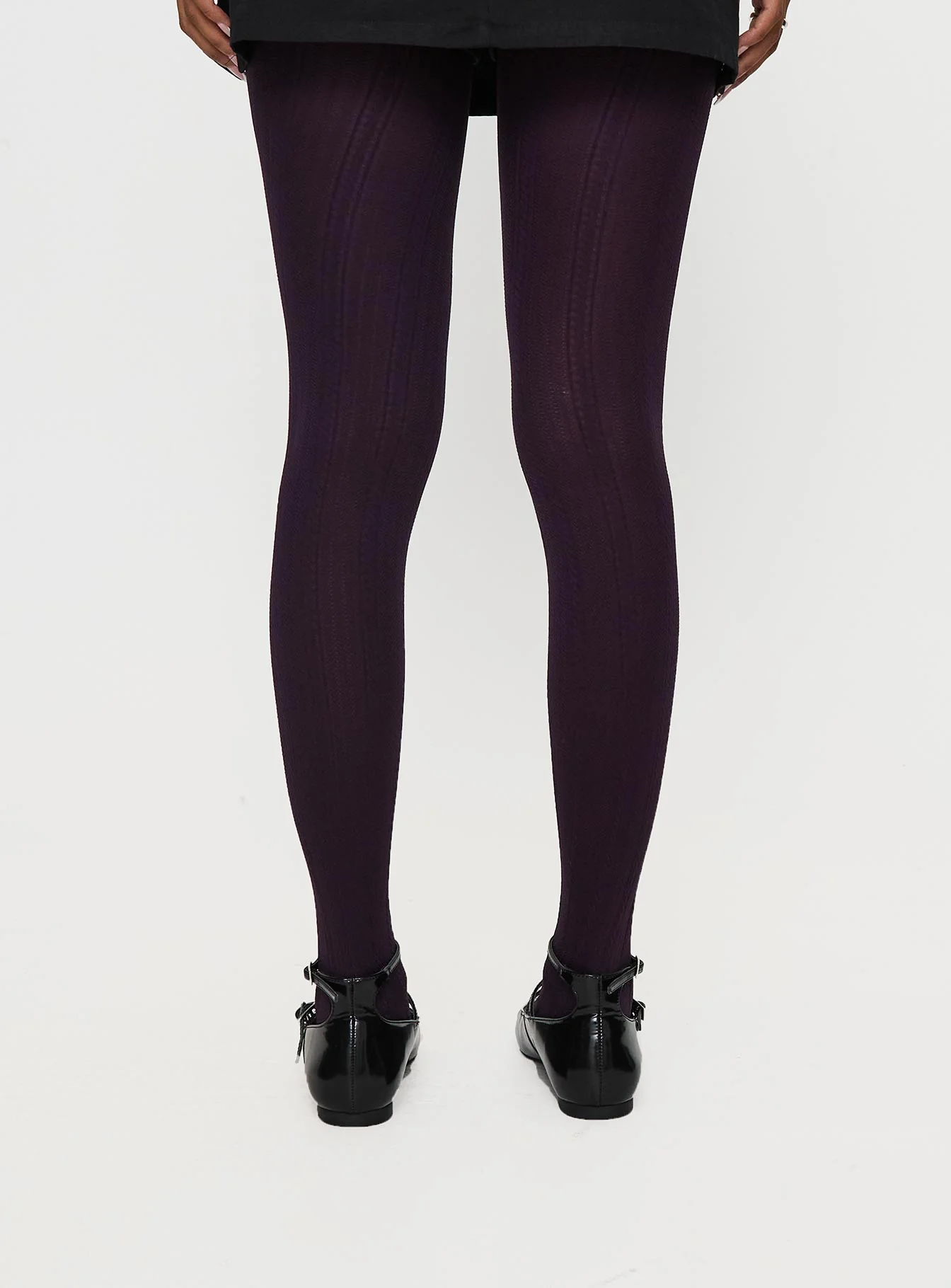 Back With Love Stockings Plum