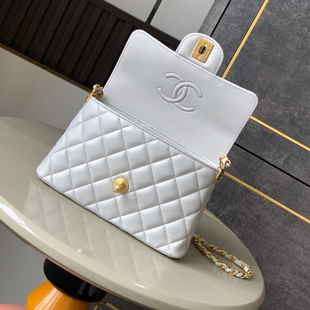 CHANEL Small Flap Bag with Top Handle(HIGH-END GRADE) - Top Club