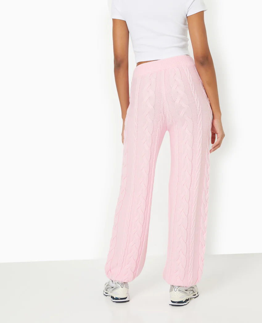 Pimkie Pantalon droit en maille torsadée