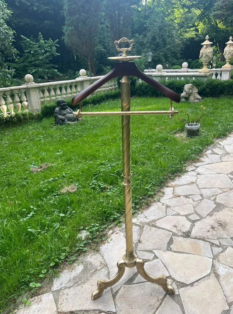 Luxury Baroque Dressboy Brass / Dark Brown H. 133 cm - Baroque Hotel Furniture