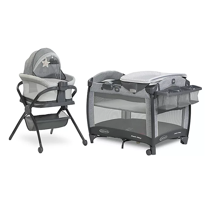 Graco Pack 'n Play Day2Dream DLX Playard mit Portable Bassinet in Beau
