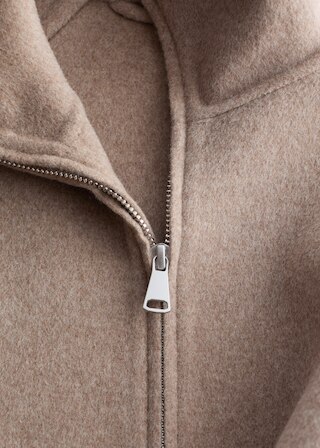 & Other Stories ZIP-UP WOOL JACKET