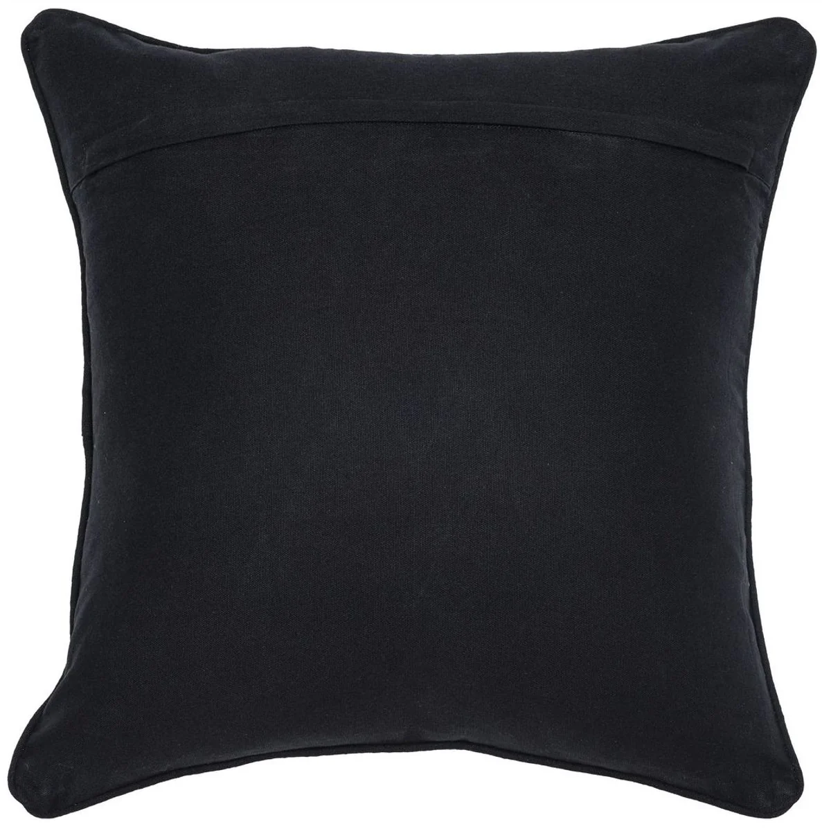 Luxury decorative cushion black / gold 50 x 50 cm - elegant decorative cushion with elegant diamond pattern - luxury quality - hotel collection