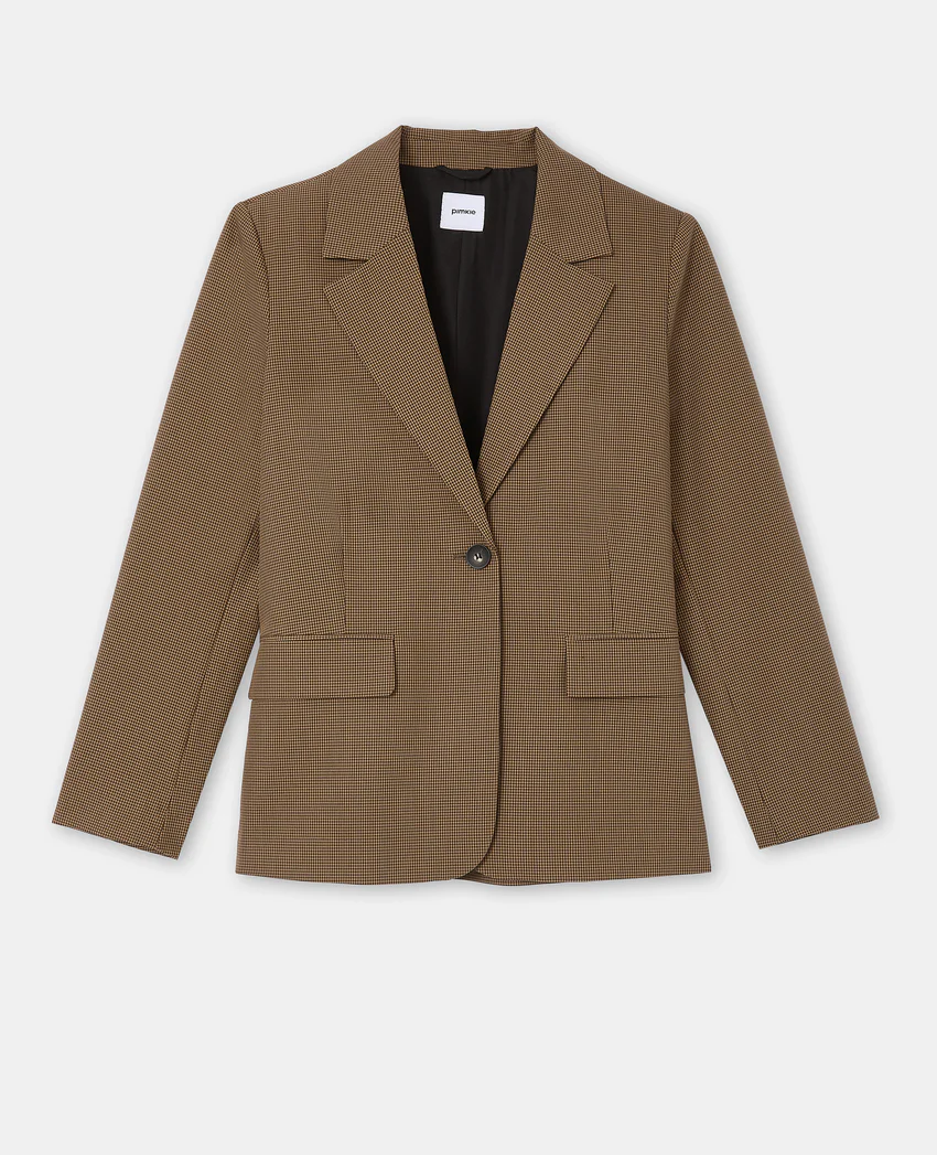 Pimkie Veste blazer oversize motif mini pied-de-poule