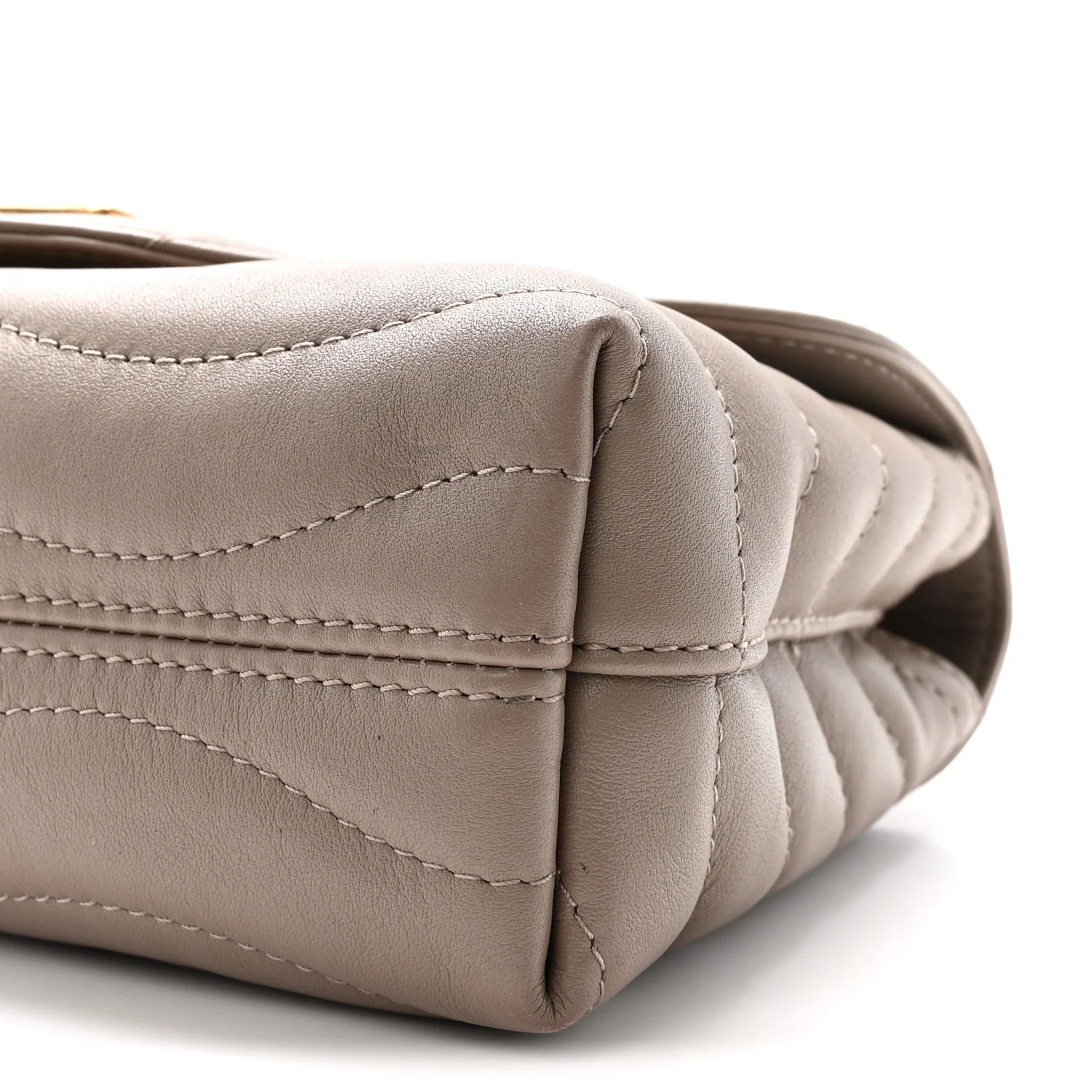 Calfskin LV New Wave Chain Bag Taupe - Top Club