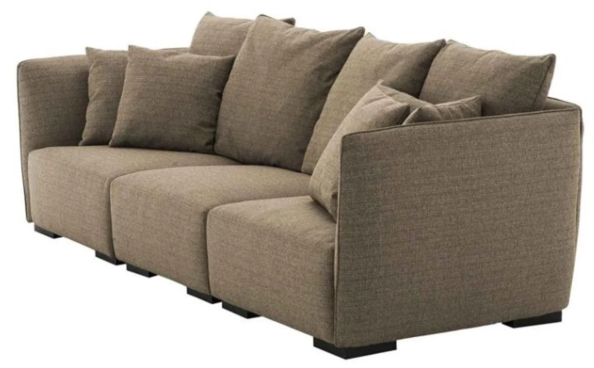 Designer 3 seater sofa brown - luxury hotel furniture
