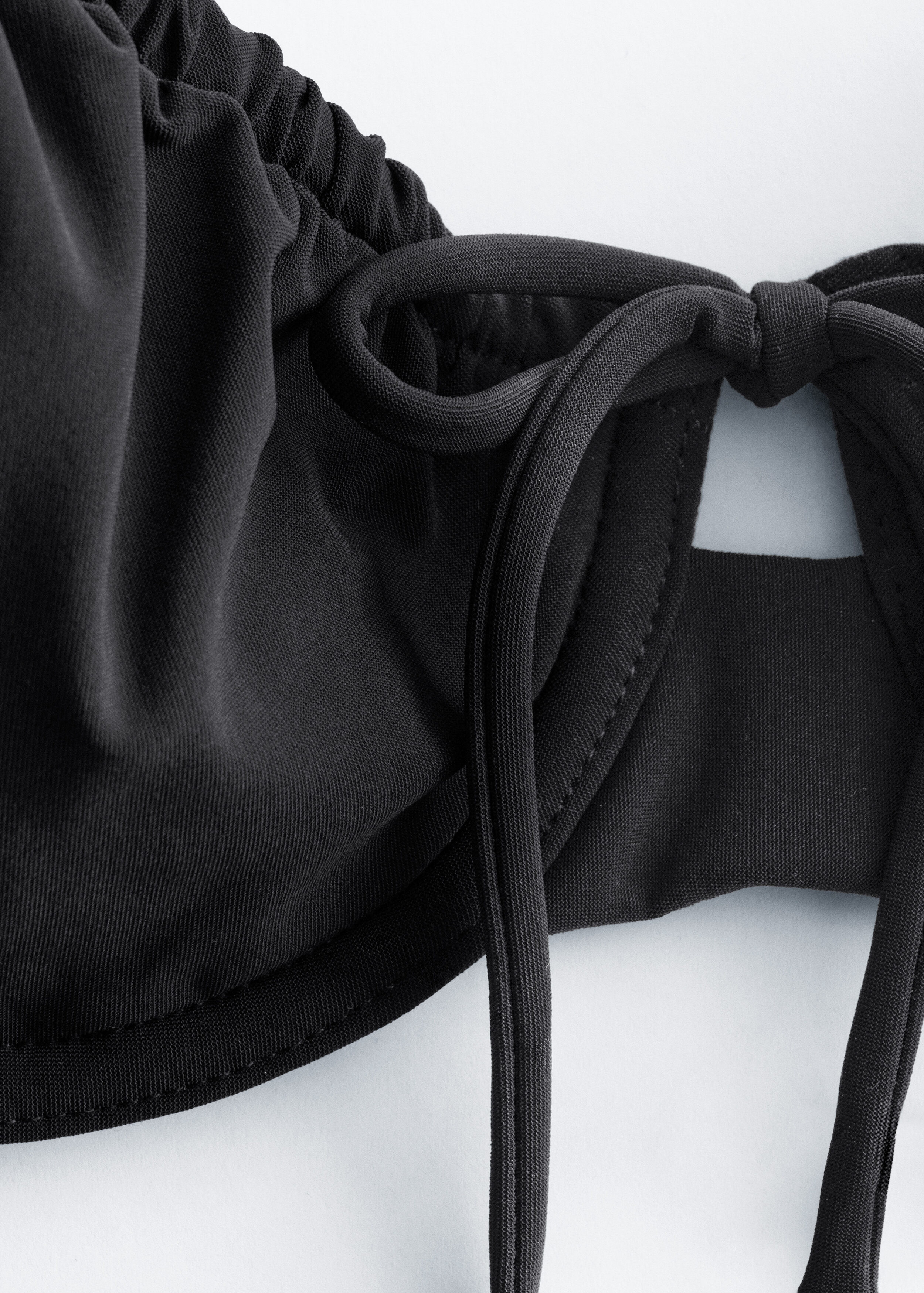 & Other Stories BOW-DETAIL UNDERWIRE BIKINI TOP
