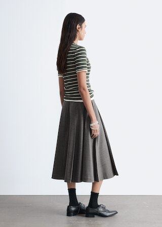 & Other Stories RIBBED T-SHIRT