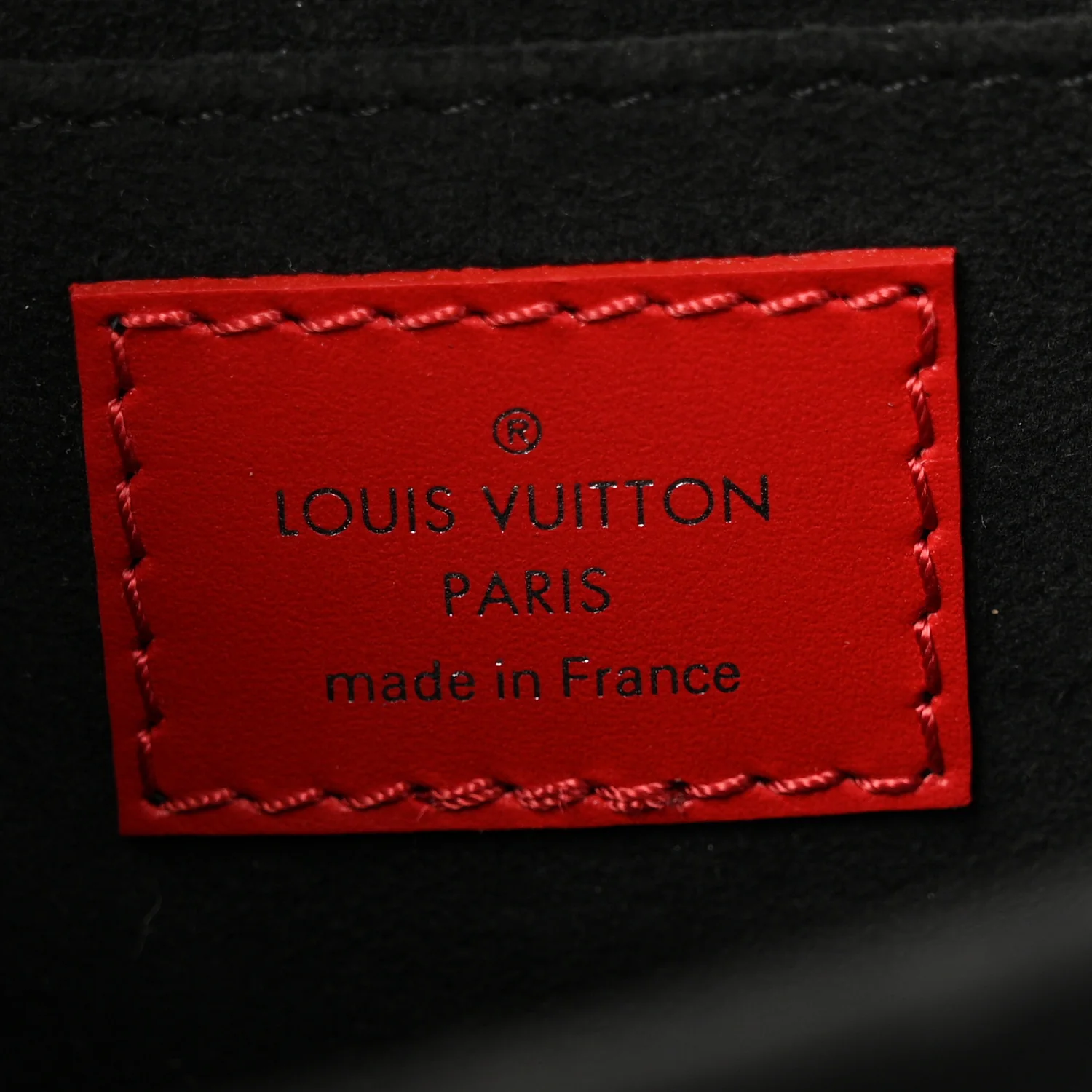 Patent Calfskin Monogram Lace Dauphine Mini Red - Top Club
