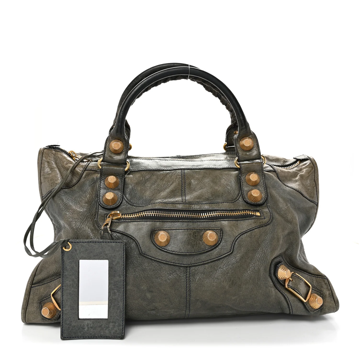 Agneau Giant 21 Gold Hardware Work Anthracite - Top Club