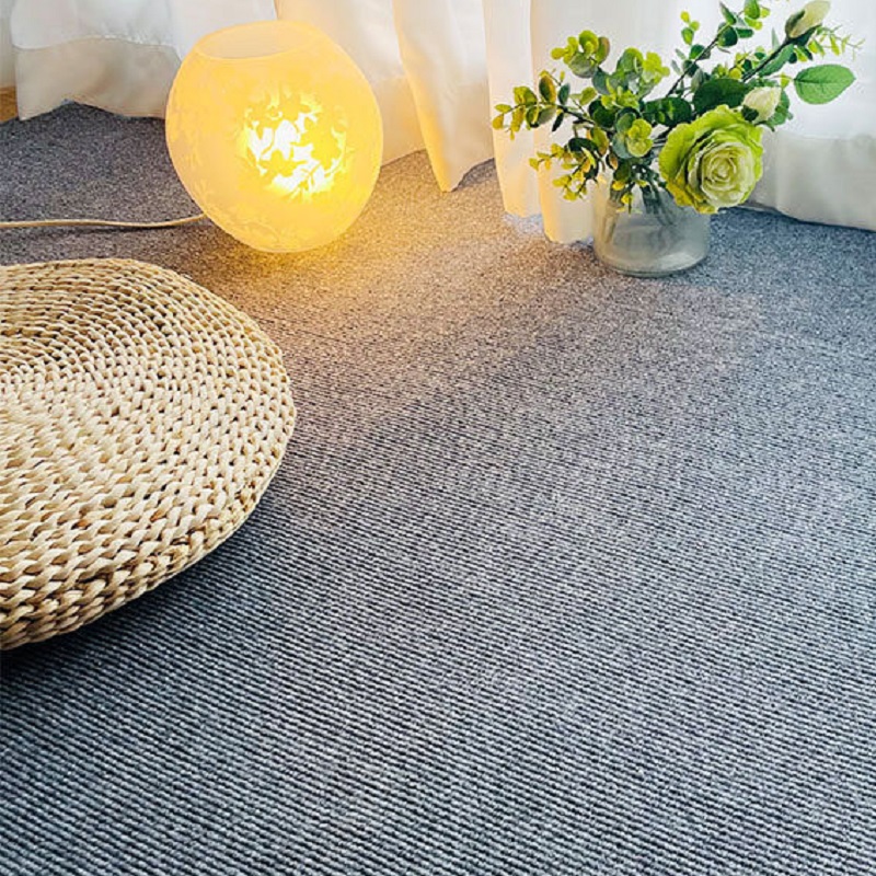 Commercial Office Carpet Freely Cut Stripe Bedroom All Room Solid Color Custom Floor Rugs Large Living Room Carpets for Roll up