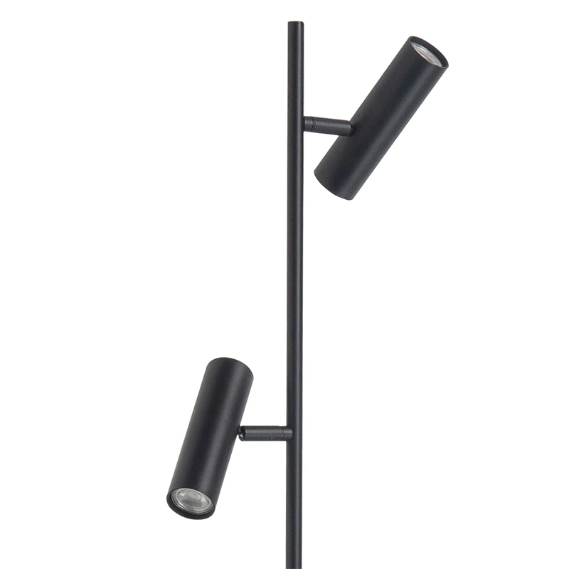 Vloerlamp Bram 2-lichts zwart