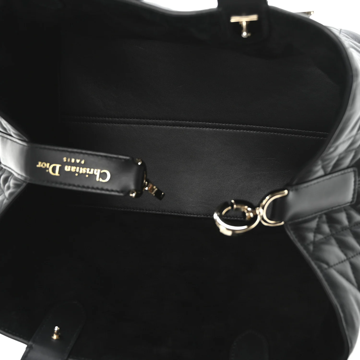 Calfskin Macrocannage Medium Toujours Black - Top Club
