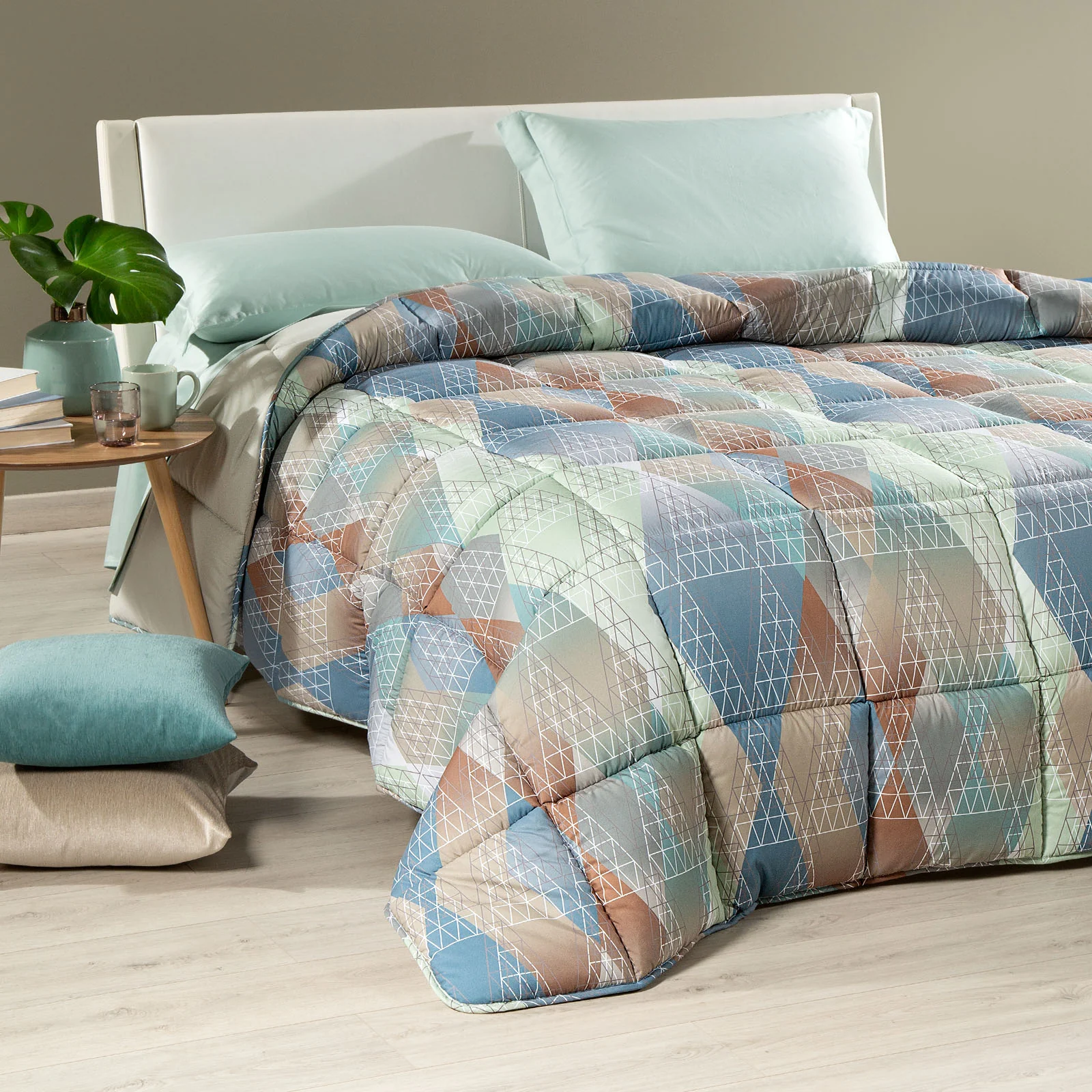 Single Modern Laguna Modern Laguna Microfiber Quilt