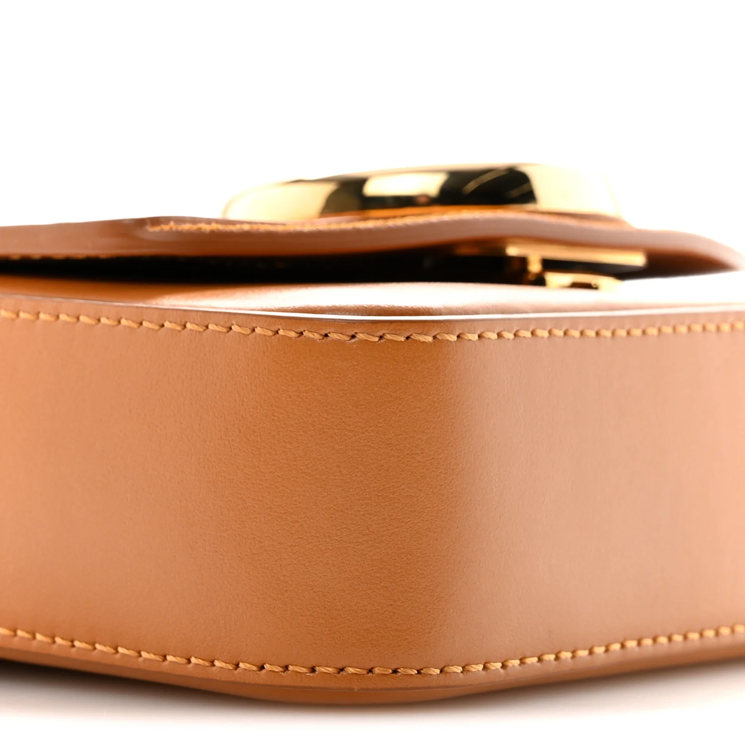Calfskin Mini C Double Carry Autumnal Brown - Top Club