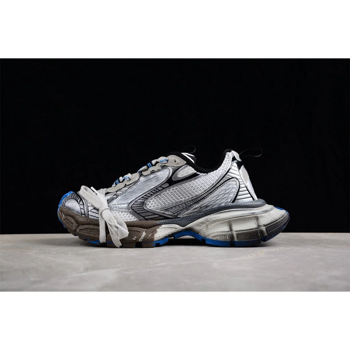 BALENCIAGA 3XL x GRAY BLUE-GRAFFITI - Sneaker Replica Workshop