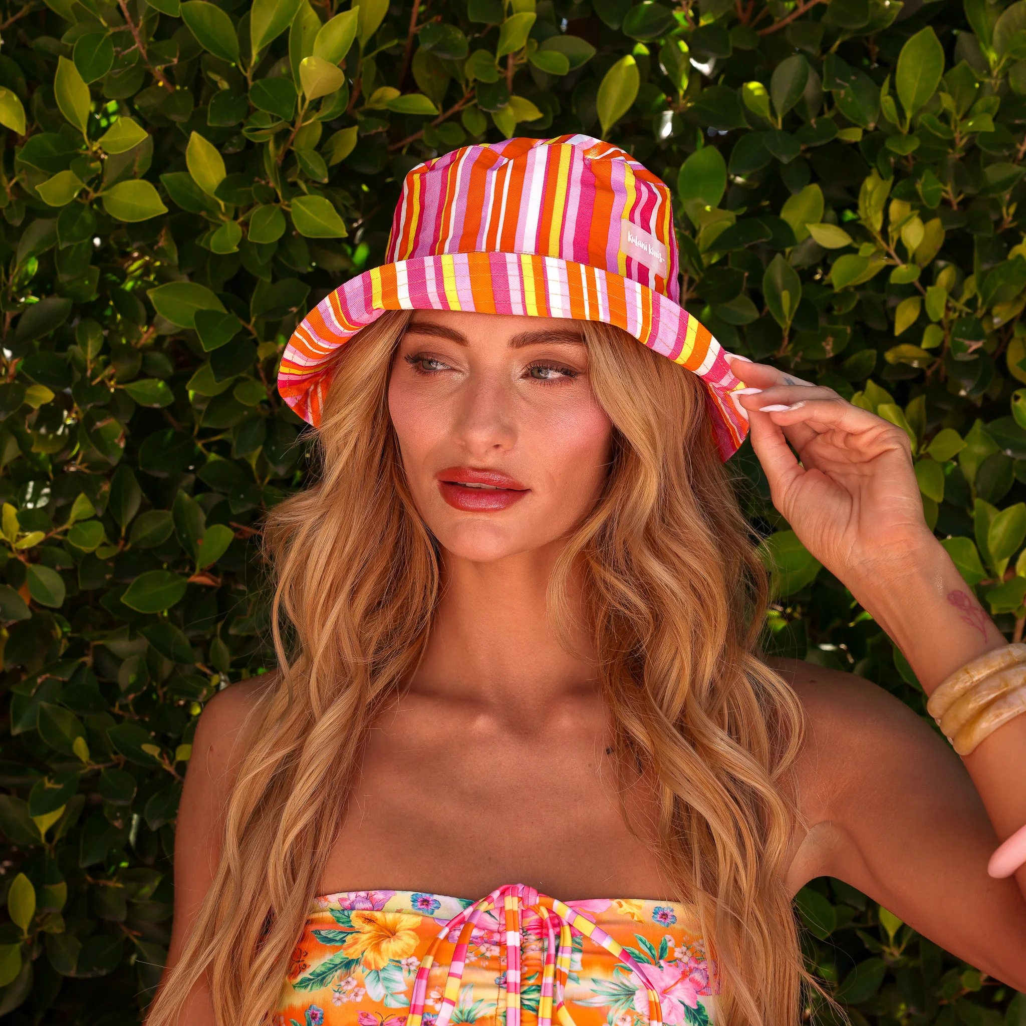 Bucket Hat - Sugar Stripe