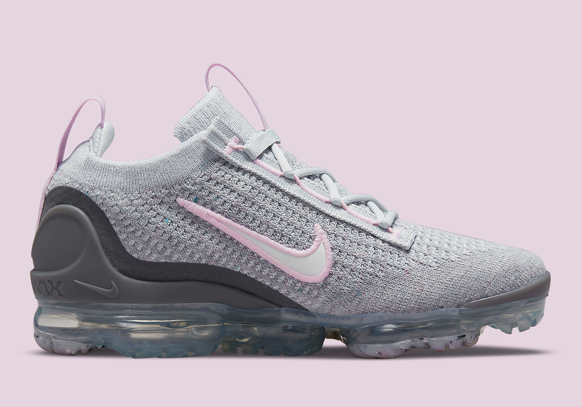 Air VaporMax 2021 Flyknit GS  Pure Platinum Pink Foam  DB1550-004 - Sneaker Replica Workshop