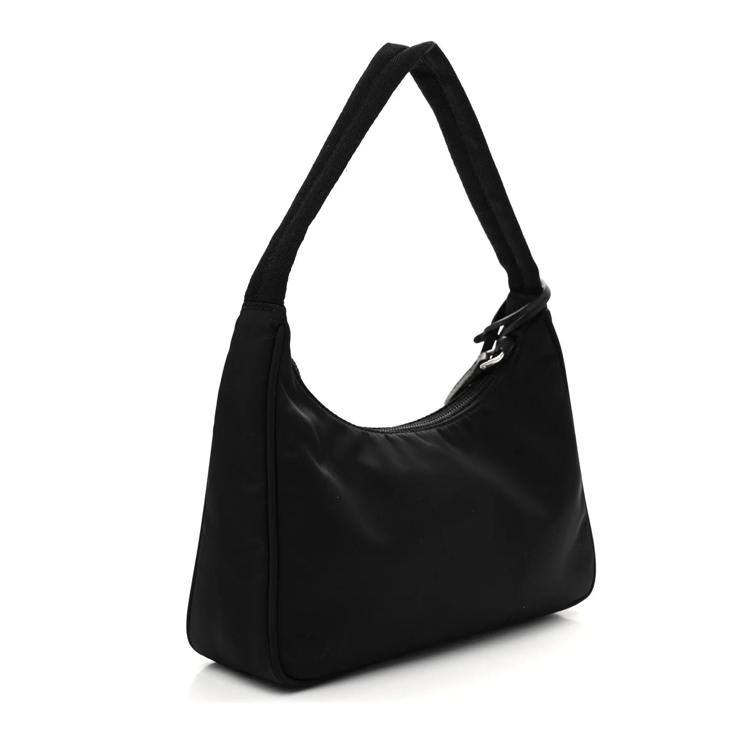 Tessuto Nylon Mini Re-Edition 2000 Bag Black - Top Club