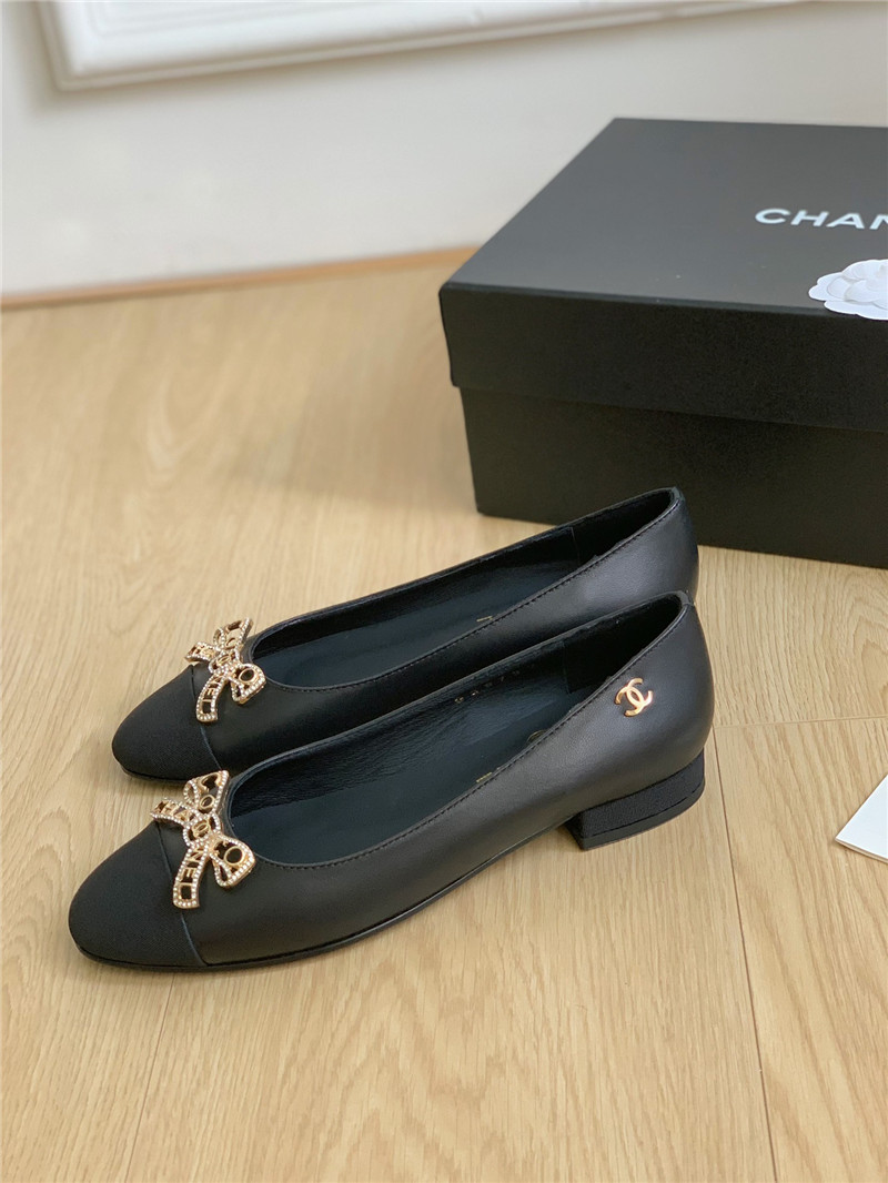 Chanel double C butterfly diamond buckle shoes - Sneaker Replica Workshop