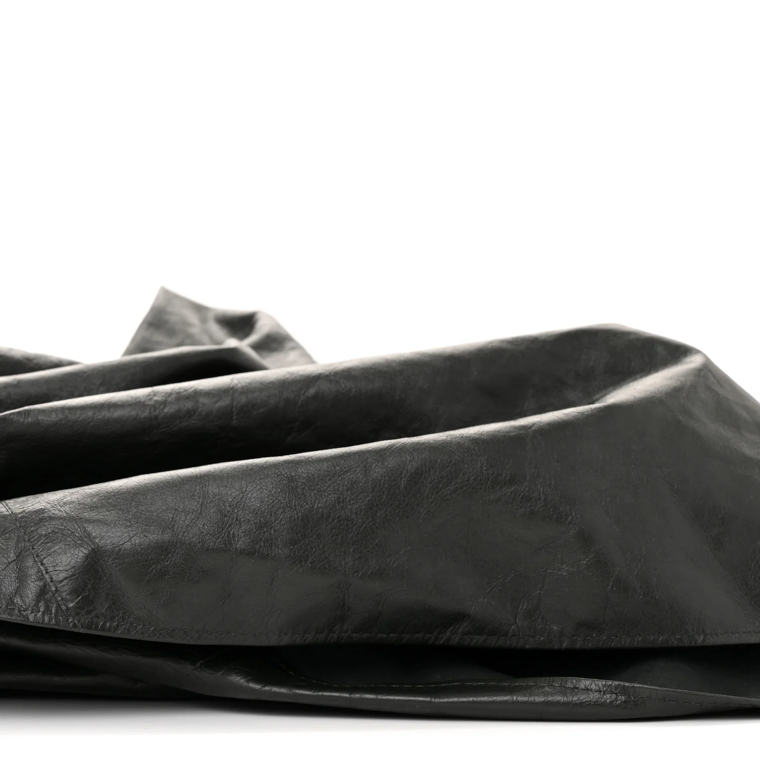 Calfskin Foulard Shoulder Bag Dark Green - Top Club
