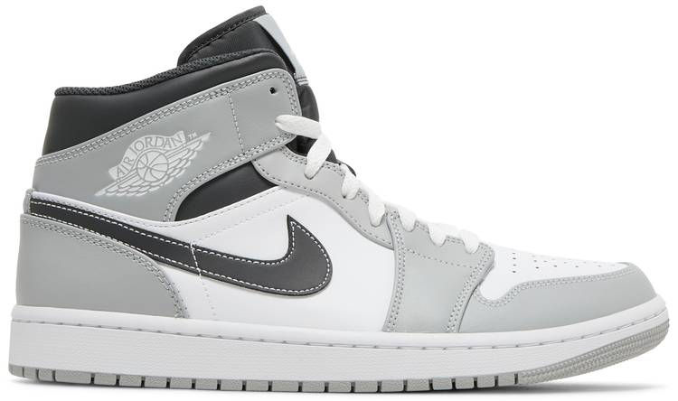 Air Jordan 1 Mid  Light Smoke Grey  554724-078 - Sneaker Replica Workshop