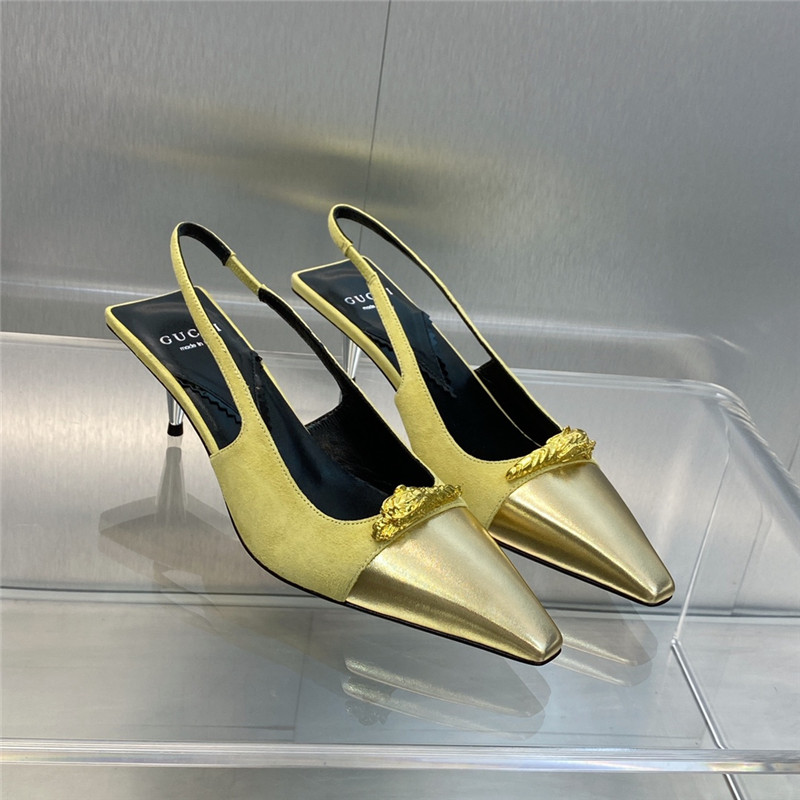 gucci mid heel candy color hardware buckle women s shoes - Sneaker Replica Workshop