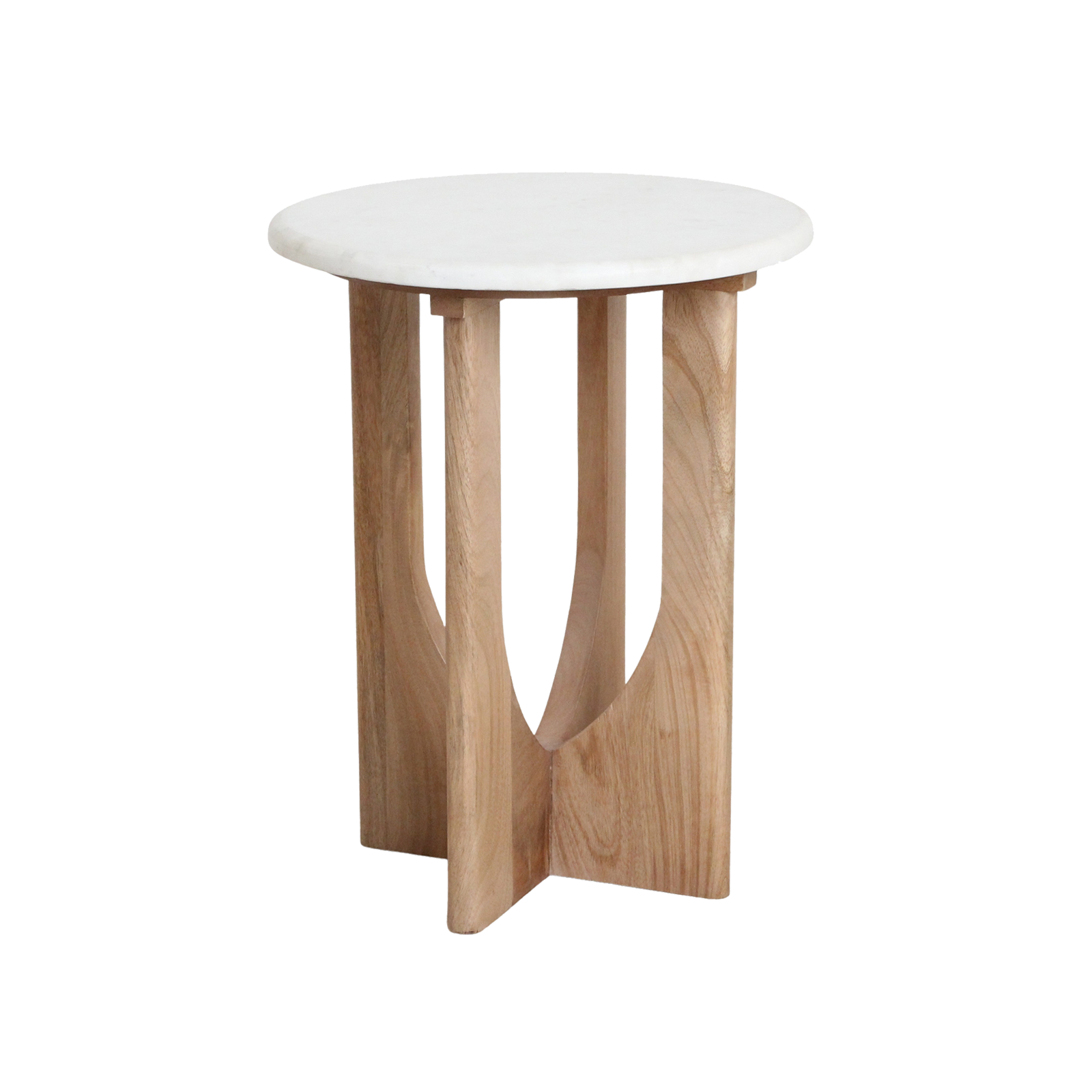Bijzettafel Marmer Ø30 cm Kuching