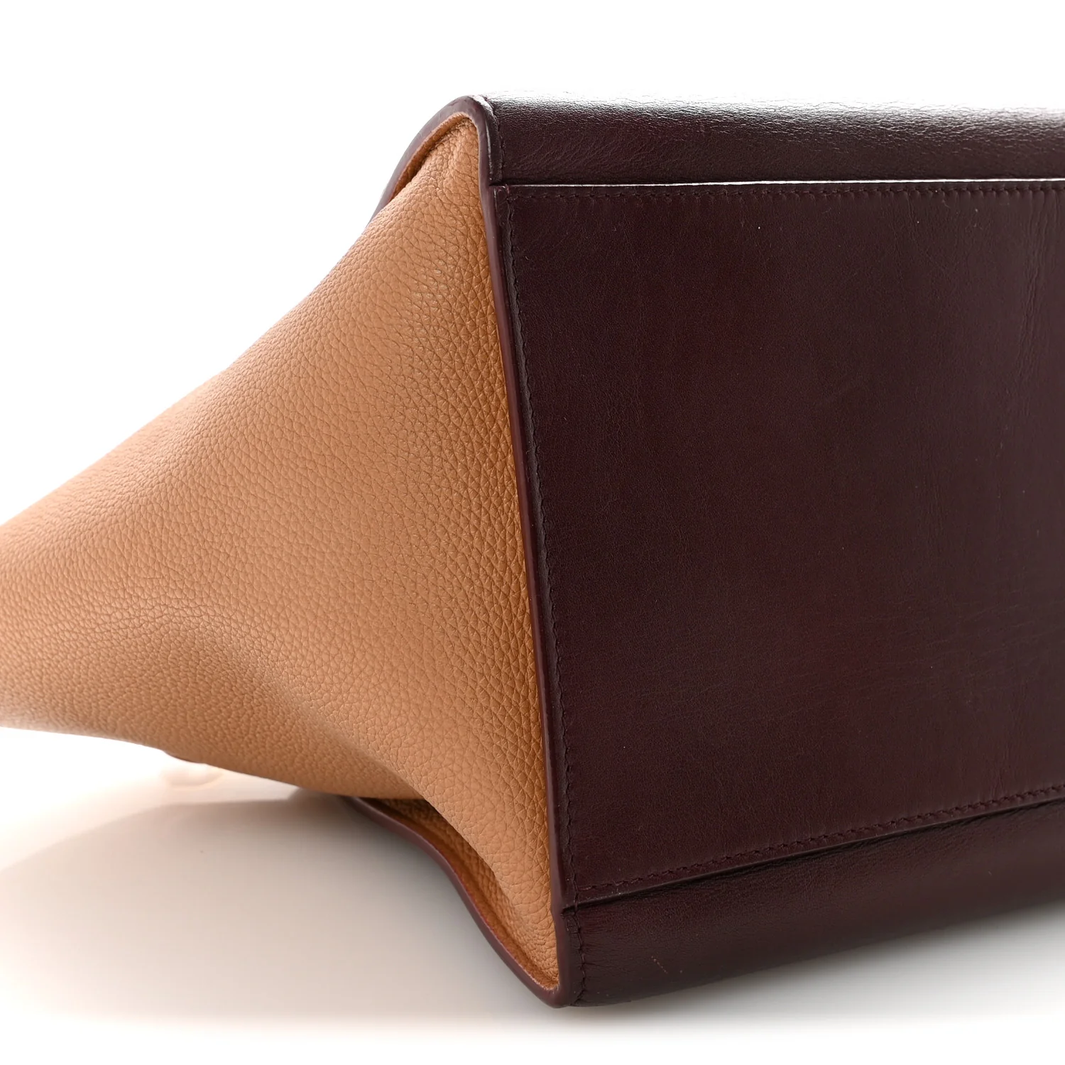 Satin Baby Grained Calfskin Small Tri-Color Trapeze Carmin - Top Club