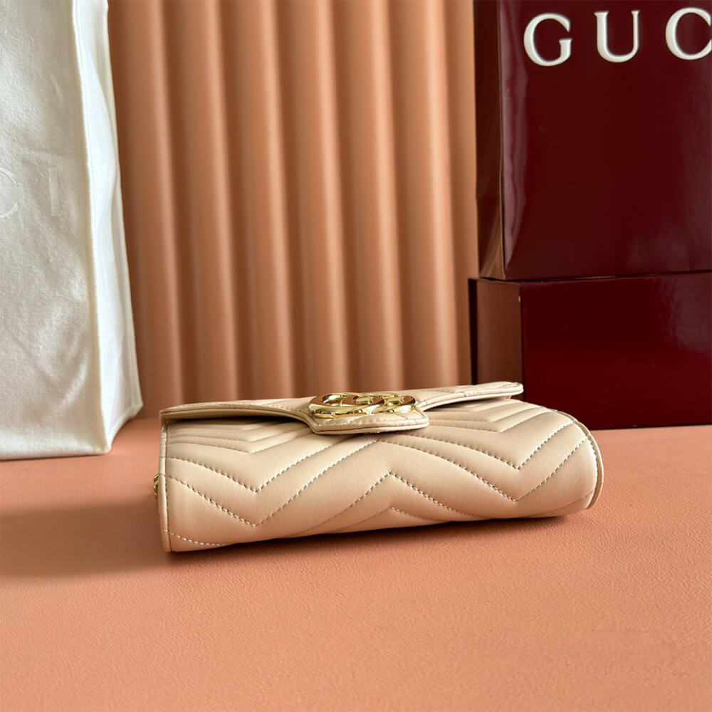 GG Marmont wallet on chain - Top Club