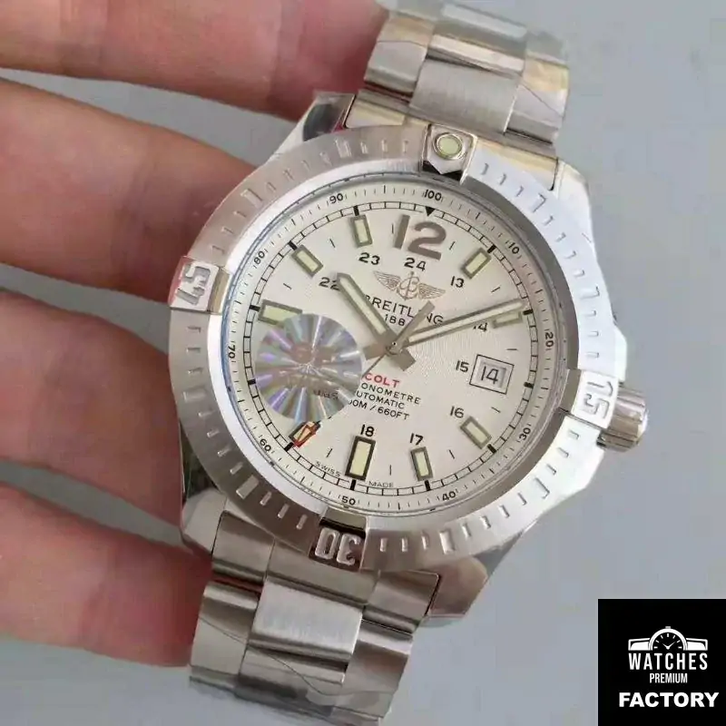 Breitling Colt Automatic 44MM A1738811-G791 GF Factory White Dial