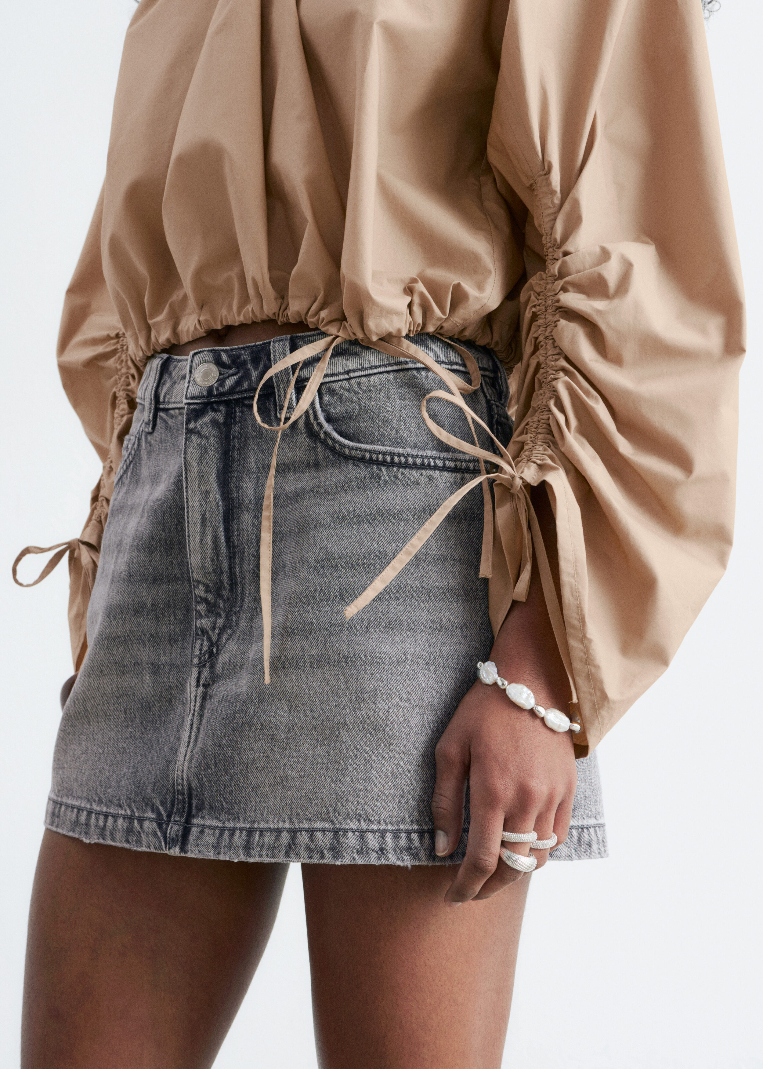 & Other Stories DENIM MINI SKIRT