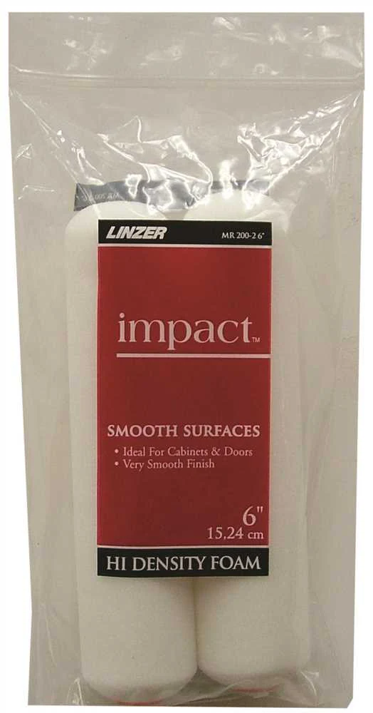 Linzer High Density Mini Foam Roller Cover ,6 In., 2 Per Pack - CPC Painting, Inc.