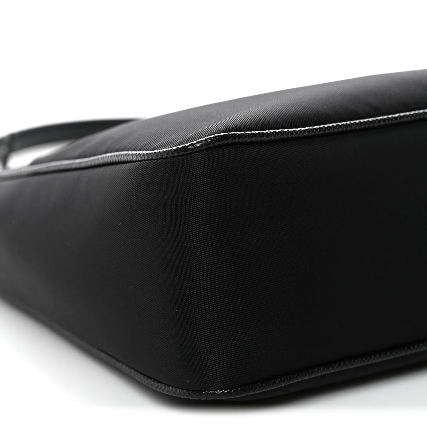 Tessuto Nylon Saffiano Mini Re-Edition 2005 Bag Black - Top Club