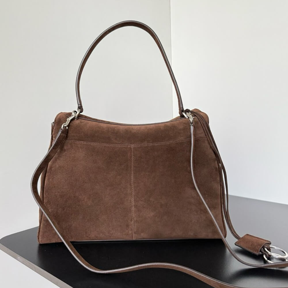 Balenciaga Rodeo Handbag Medium Suede(HIGH-END GRADE) - Top Club