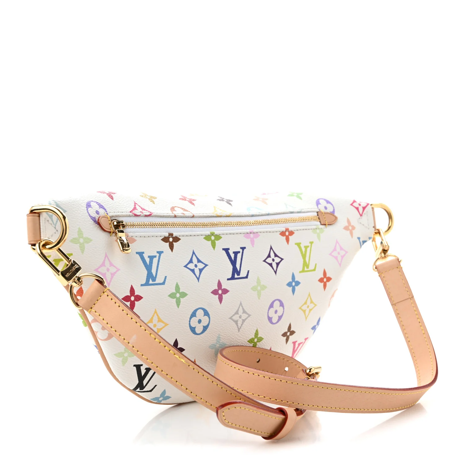 LV X TM Monogram Multicolor High Rise Bumbag White - Top Club