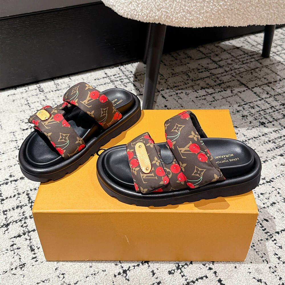 LV x TM Pool Pillow Flat Comfort Mule - Top Club