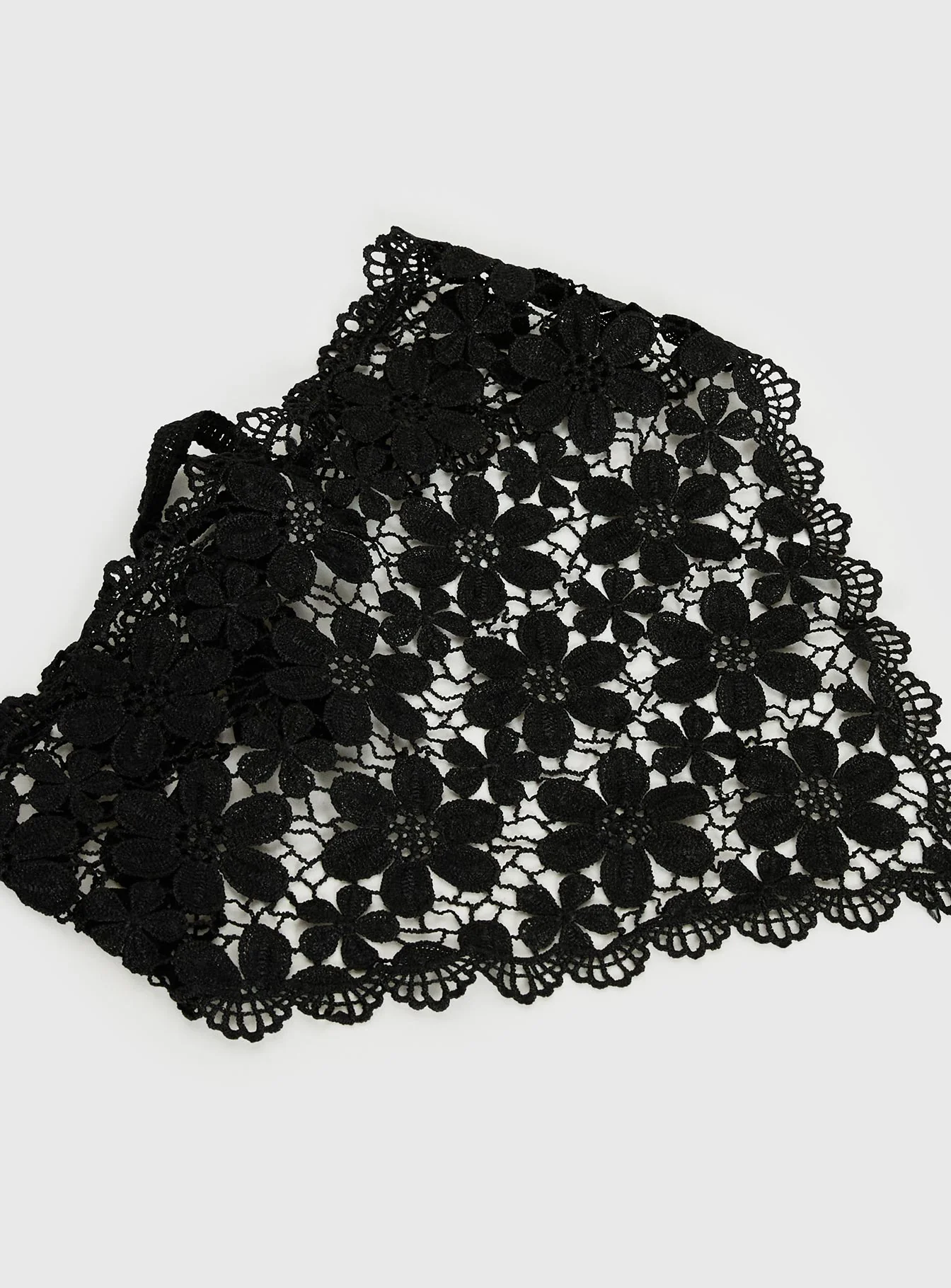 Lilibette Crochet Hair Bandana Black