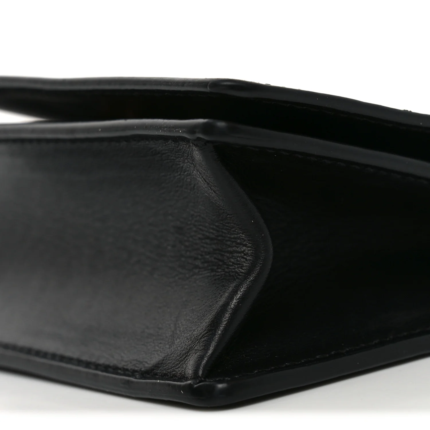Vitello Mini Virtus Chain Clutch Black - Top Club