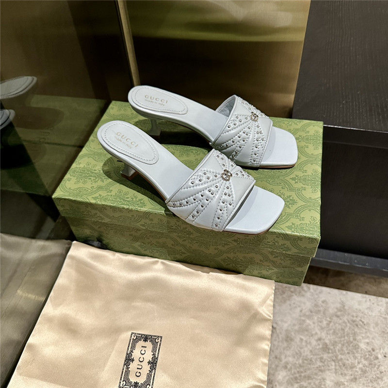 gucci high heel fish mouth sandals and slippers - Sneaker Replica Workshop