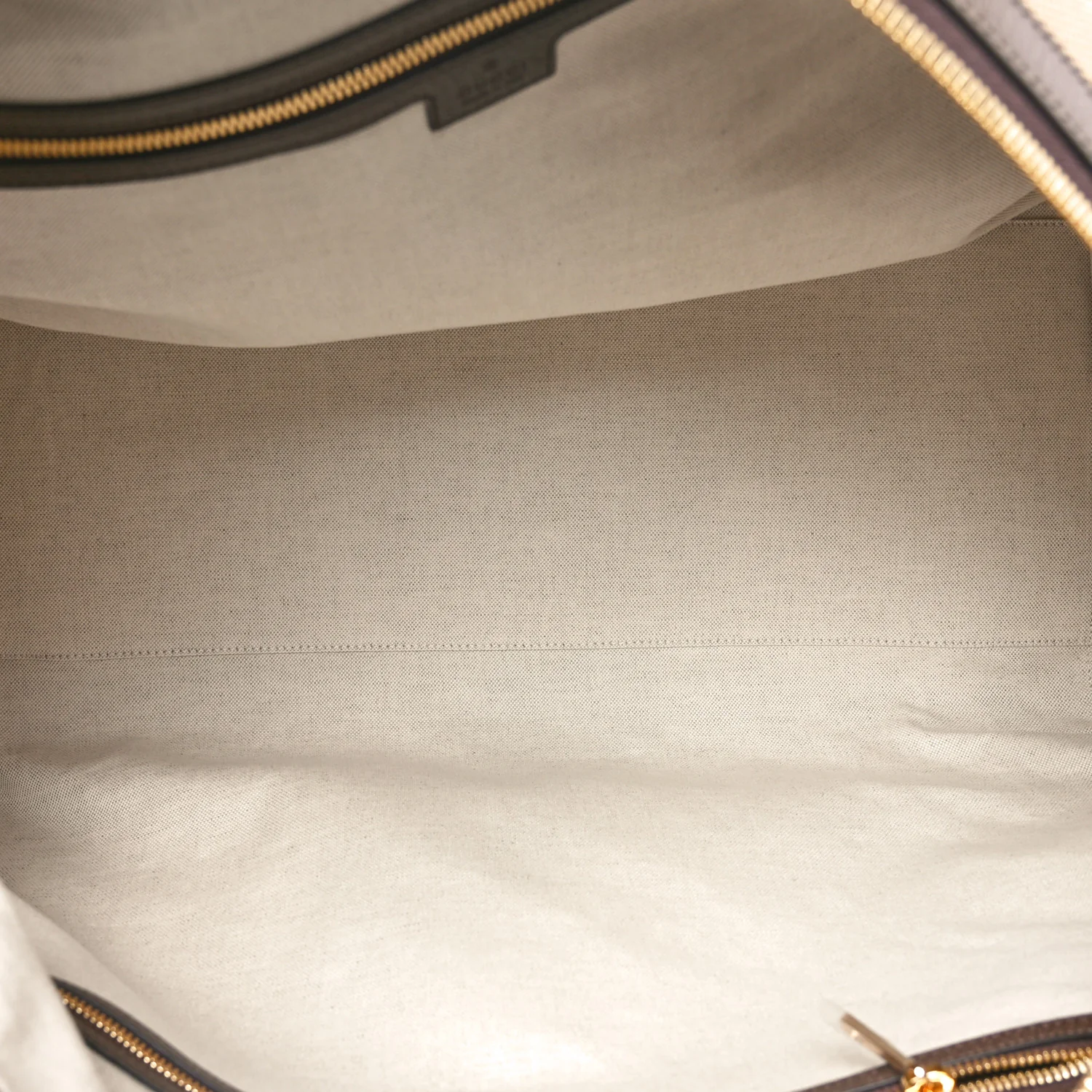 Monogram Jumbo GG Textured Dollar Calfskin Web Large Duffle Bag Camel Ebony - Top Club