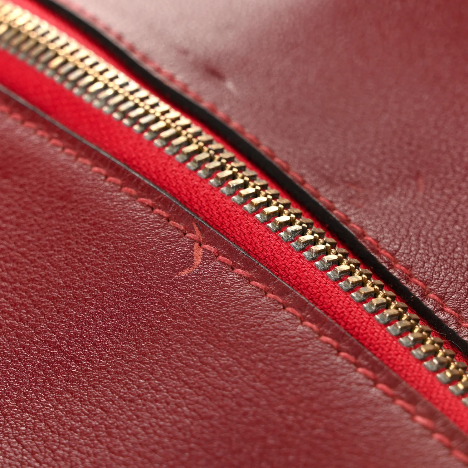 Felt Barenia Feu2Dou Travel Bag Rouge Vif Rouge H - Top Club