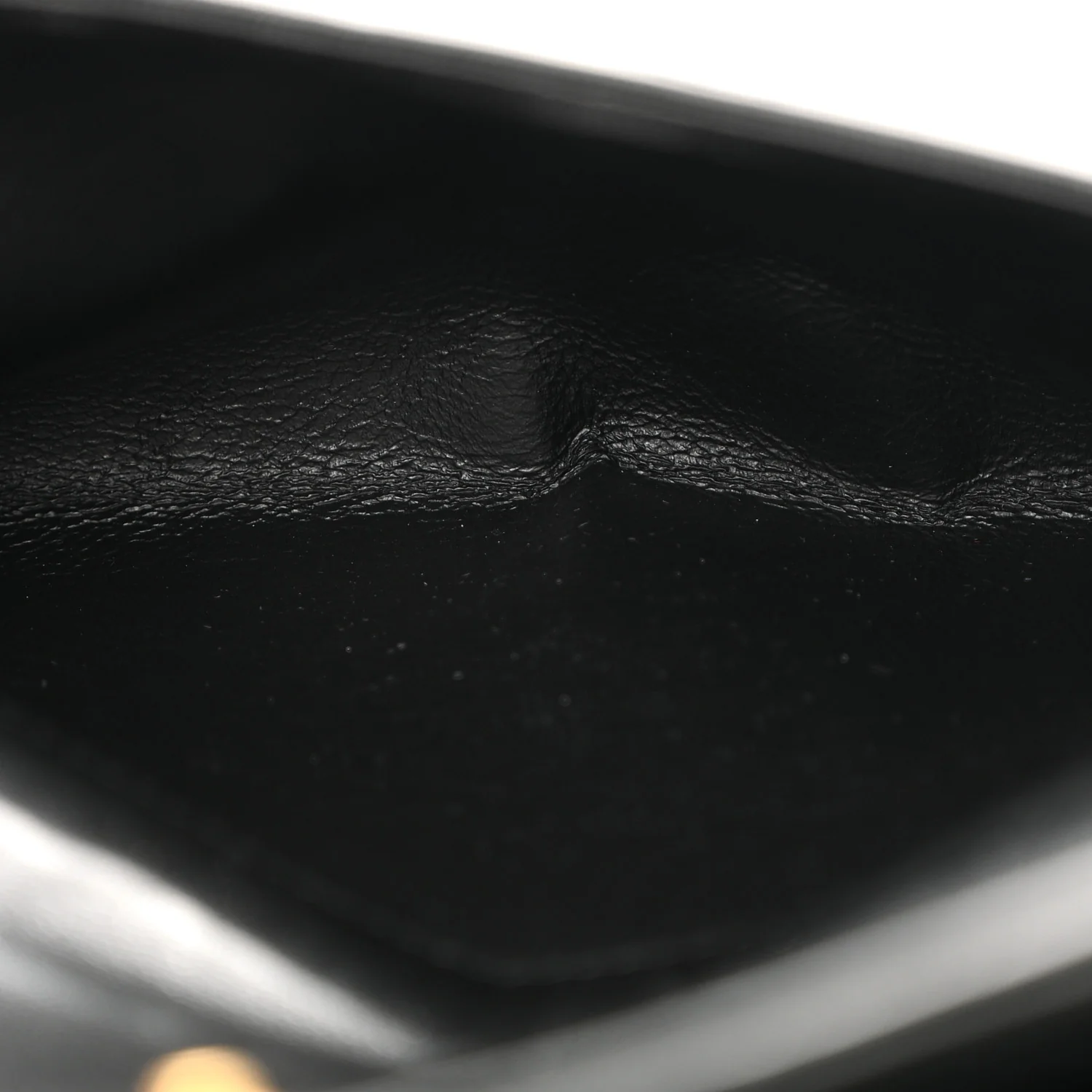 Lambskin Matelasse Chevron Monogram Sulpice Chain Wallet Black - Top Club