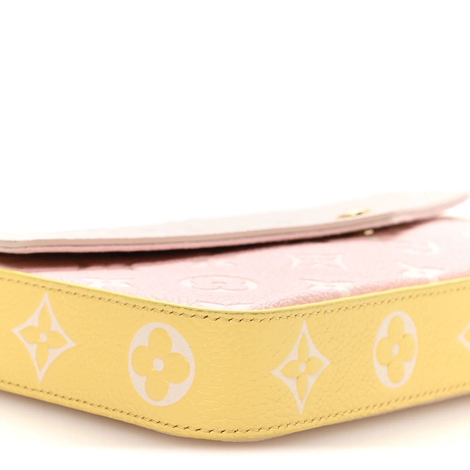 Empreinte Spring in the City Felicie Pochette Chain Wallet Pink Beige Yellow - Top Club